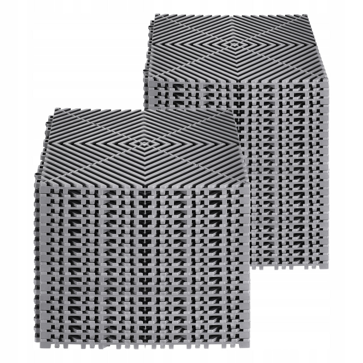 VEVOR 31X31 CM PP THICK MODULAR NON-SLIP DRAINAGE MAT FOR PATIO