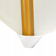 VEVOR 50 PCS FOLDING CHAIR COVERS ELASTIC SPANDEX COLOR BONE
