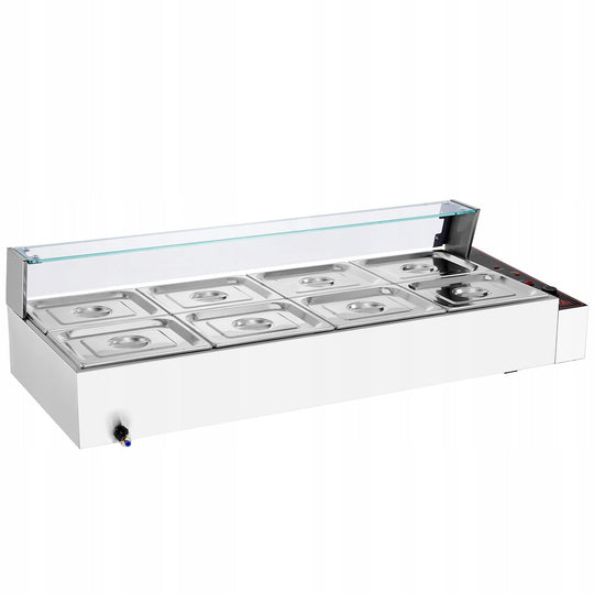 VEVOR 8-PAN 1700W COMMERCIAL FOOD WARMER