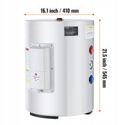 VEVOR 40L 1600W ELECTRIC WATER HEATER LED TEMPERATURE CONTROL