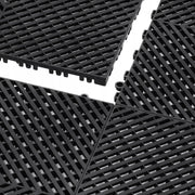 VEVOR MODULAR DRAINAGE MAT 24 PCS 415X415MM STRONG INTERLOCKING SYSTEM PP