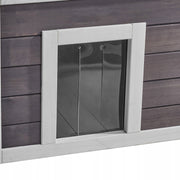 VEVOR OUTDOOR CAT HOUSE TWO-TIER WOODEN BALCONY