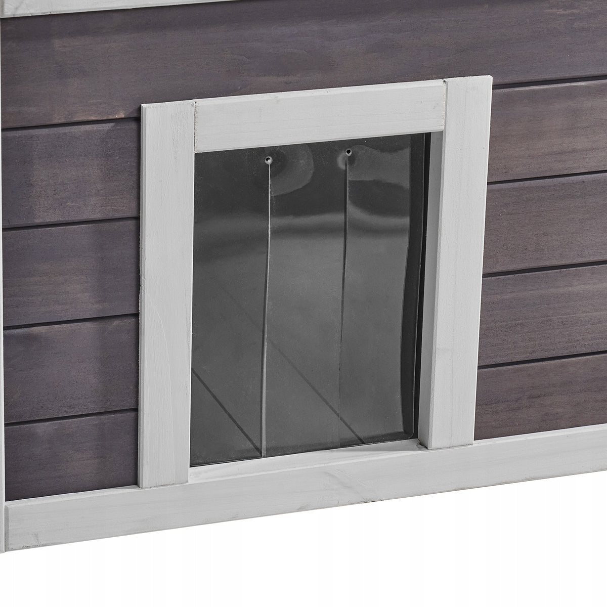 VEVOR OUTDOOR CAT HOUSE TWO-TIER WOODEN BALCONY