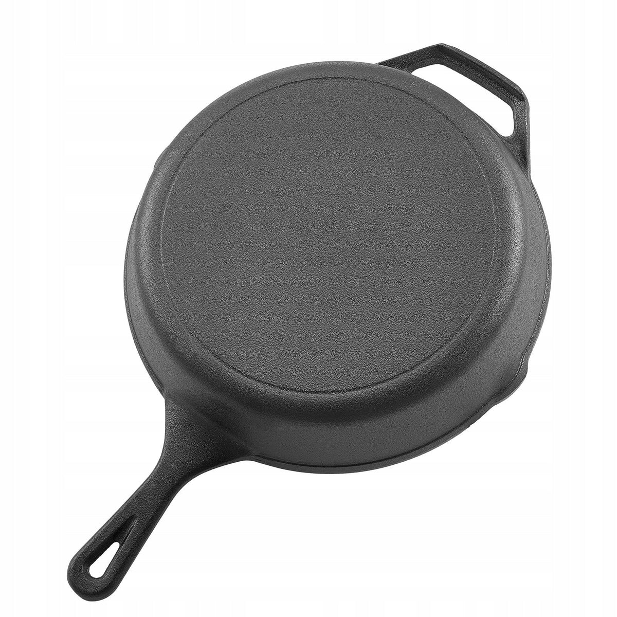 VEVOR CAST IRON PAN SET 150 205 260 305 MM STRONG SET SILICONE