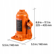 VEVOR 20T Hydraulic Bottle Jack Heavy Duty Lifting Range