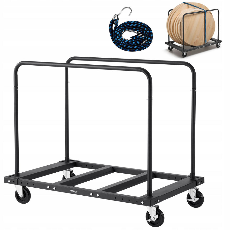 VEVOR 816 KG DOLLY TRANSPORT CART PANEL CART WITH SWIVEL CASTERS