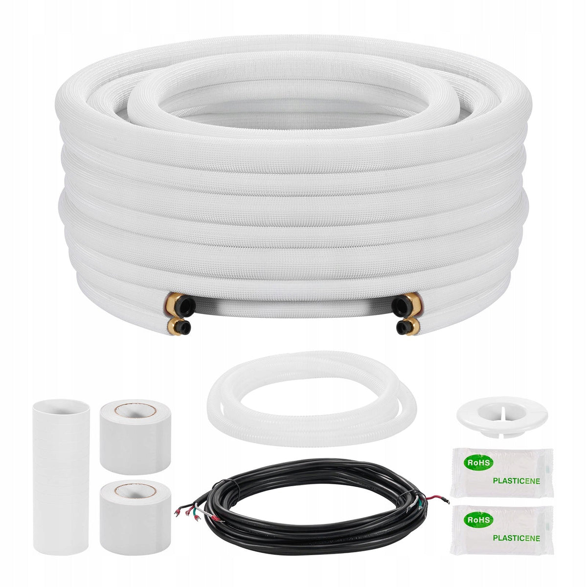 VEVOR REFRIGERATION PIPE 15.24M COPPER 6.4MM PREMIUM MINI SPLIT LINE SET