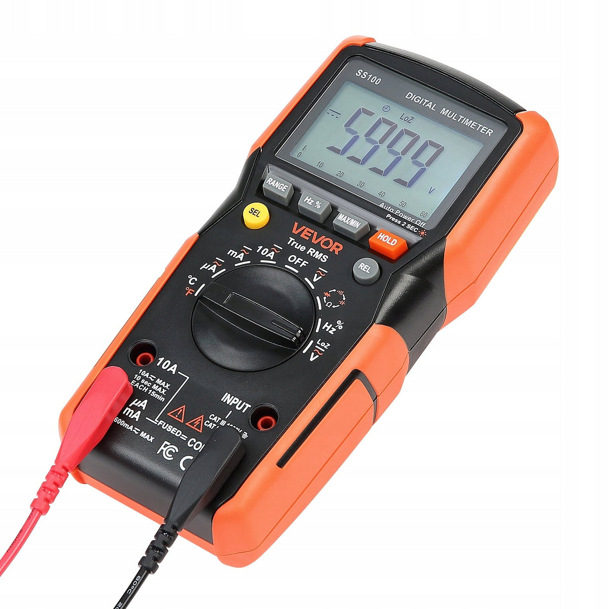 VEVOR DIGITAL TRMS 6000 AC DC CLAMP METER