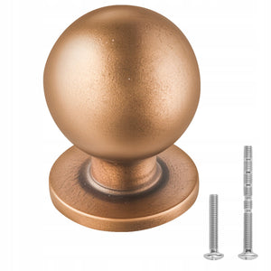 VEVOR FURNITURE KNOBS 12 PCS 25 MM ZINC ALLOY ANTIQUE BRASS SOLID