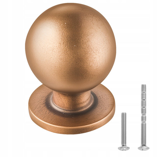 VEVOR FURNITURE KNOBS 12 PCS 25 MM ZINC ALLOY ANTIQUE BRASS SOLID