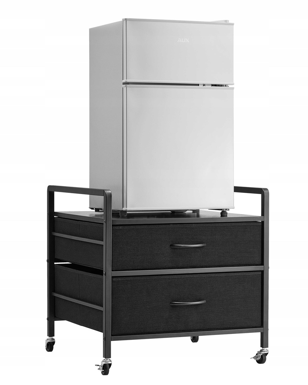 VEVOR MINI REFRIGERATOR STAND ON WHEELS 80 KG LOAD CAPACITY WITH DRAWERS STRONG