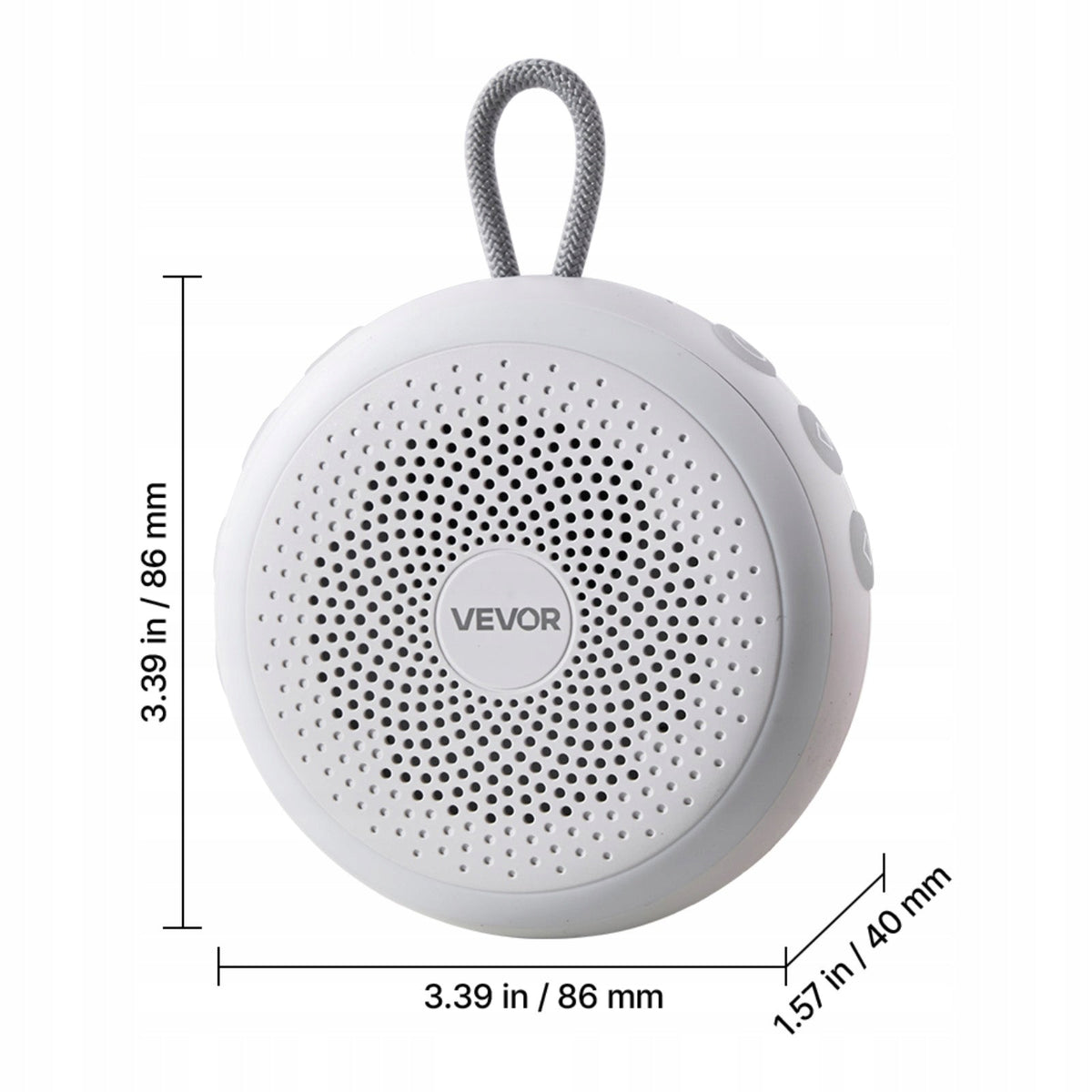 VEVOR SLEEP AID WHITE NOISE GENERATOR 20 SONGS TIMER MEMORY LOCK