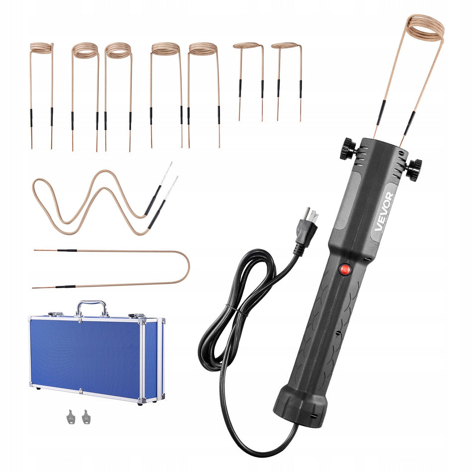 VEVOR 1100W INDUCTION HEATER KIT WITH 10 COILS FOR BOLT REMOVAL