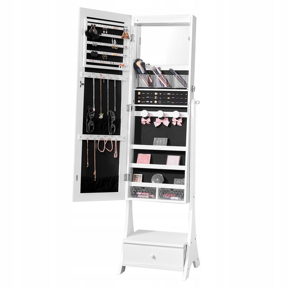 PROFESSIONAL JEWELRY CABINET WITH MIRROR VEVOR STANDING MIRROR