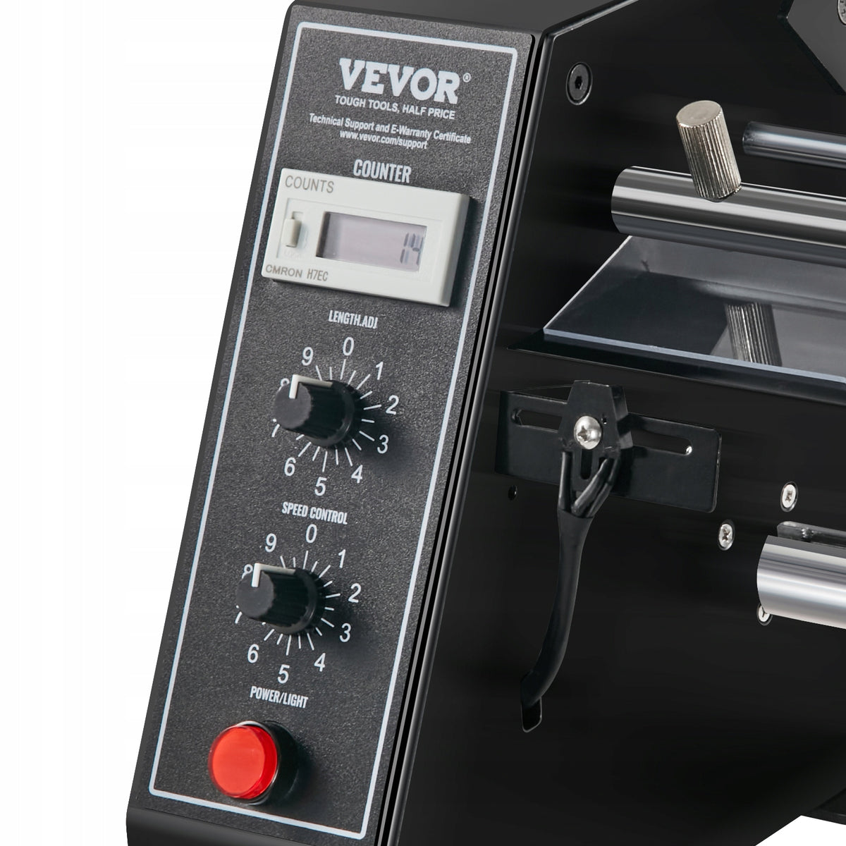 VEVOR AUTOMATIC LABEL DISPENSER 15-125MM STRONG SPEED ADJUSTMENT