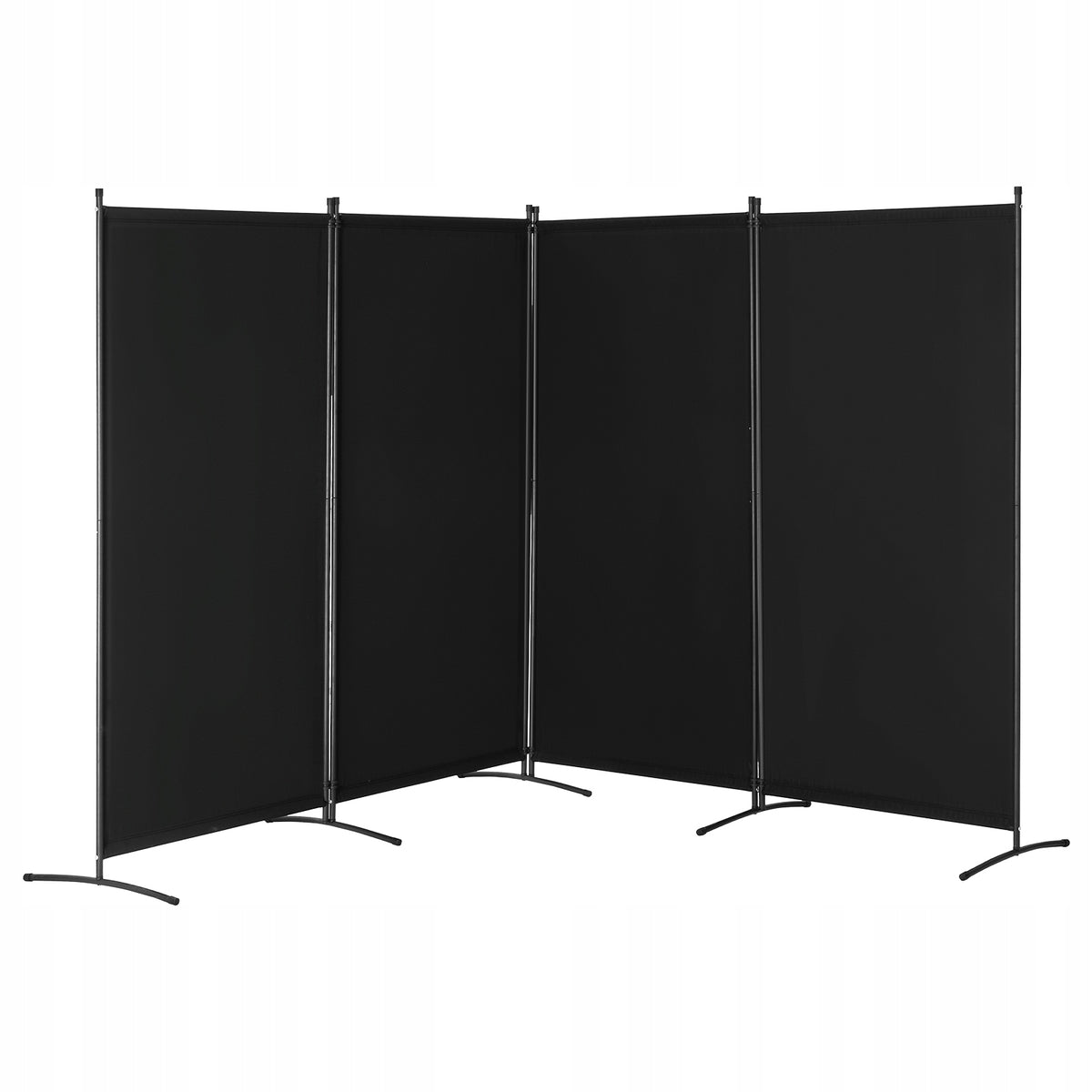 VEVOR 4-PANEL FOLDING PARTITION STRONG OXFORD BLACK FRAME