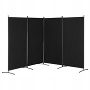 VEVOR 4-PANEL FOLDING PARTITION STRONG OXFORD BLACK FRAME