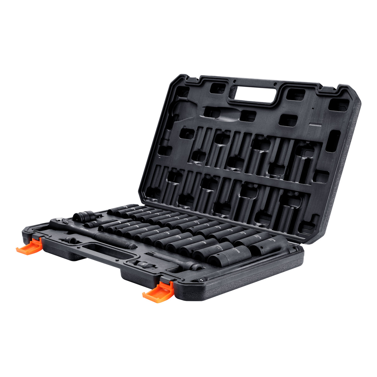 VEVOR 1/2 INCH CR-V SOCKET SET 33-PIECE STRONG CASE