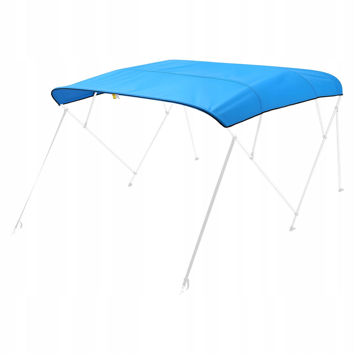 VEVOR BIMINI TOP BOAT COVER 4 BOW 600D WATERPROOF POLYESTER