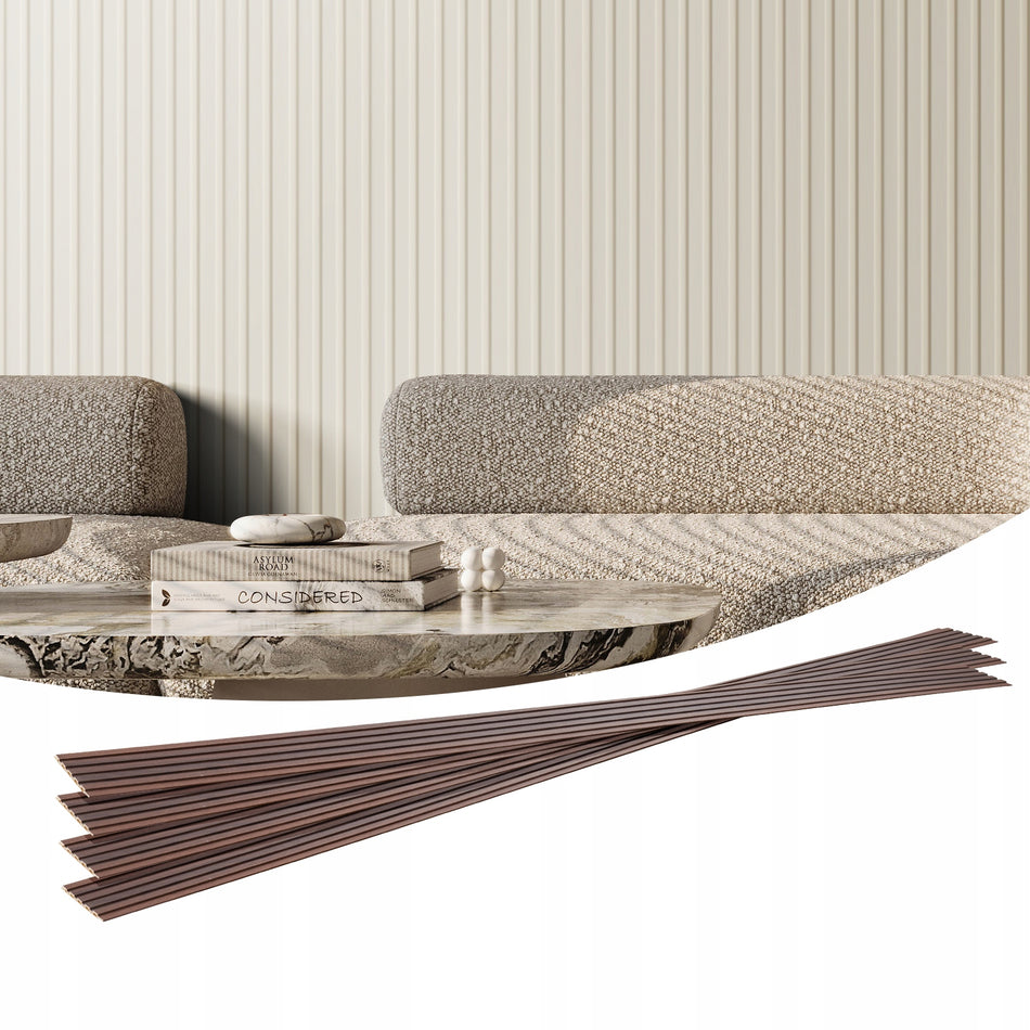 VEVOR ACOUSTIC PANELS SET OF 8, 2450X166X9MM, STRONG AND STYLISH