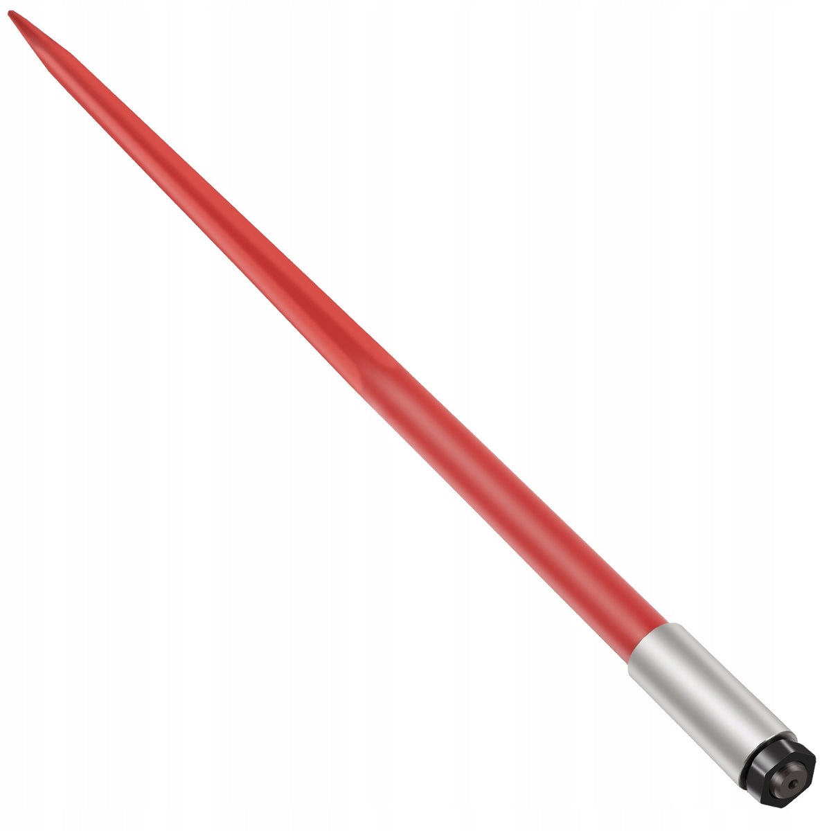VEVOR HAY BALE SPEAR 49 INCH HEAVY DUTY 4500 LBS SPRING STEEL RED