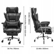VEVOR PREMIUM SWIVEL OFFICE CHAIR WITH HIGH BACK AND ADJUSTMENT