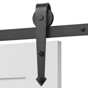 VEVOR 914X2134MM SLIDING DOOR SYSTEM WITH PLANKS STRONG AND EASY INSTALLATION