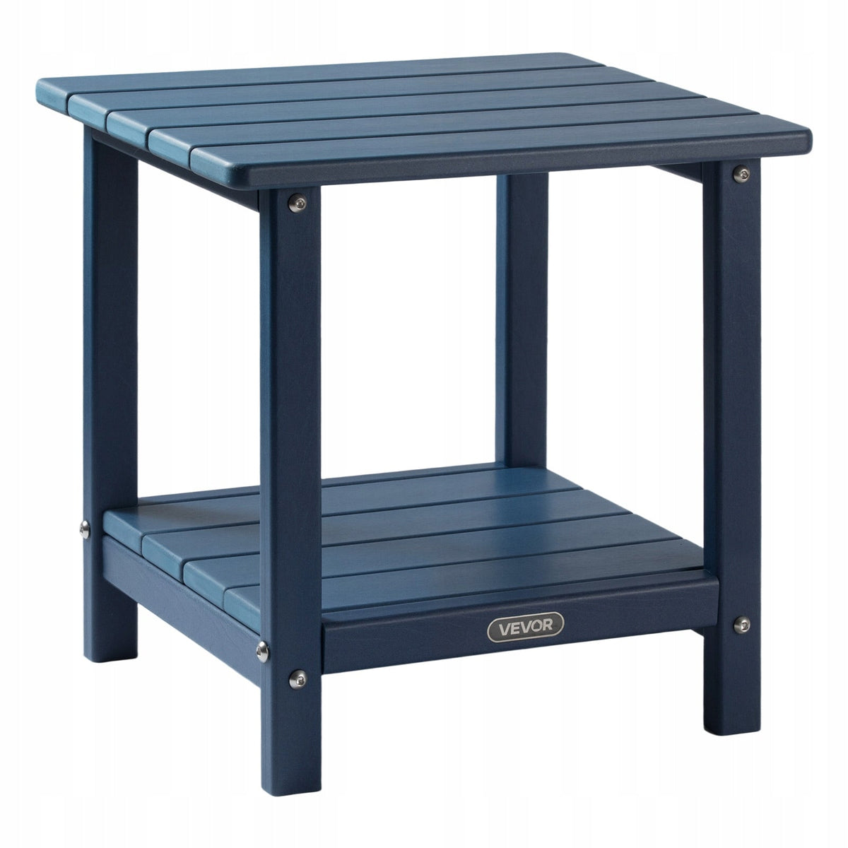 VEVOR HDPE GARDEN SIDE TABLE 45X38X44 CM STRONG BLUE