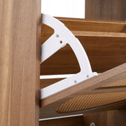 VEVOR ENTRYWAY BENCH WITH SHOE RACK 988X240X500MM SOLID WOODEN