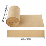 VEVOR JUTE FABRIC ROLL 14X4570CM NATURAL STRONG HIGH DENSITY PREMIUM