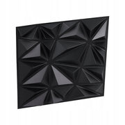 VEVOR 3D WALL PANELS 33 PCS 30X30 CM PVC DIAMOND MATTE BLACK PREMIUM