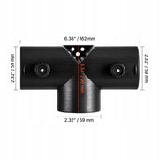 VEVOR HEATER CONNECTOR 59 MM T-SHAPED STRONG ROTARY VALVES ACCESSORIES