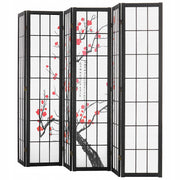 VEVOR 6-PANEL JAPANESE ROOM DIVIDER FOLDING PRIVACY SCREEN