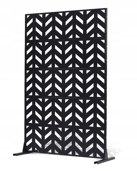 VEVOR FOLDING PRIVACY SCREEN 120X50.8X183 CM METAL HEAVY DUTY