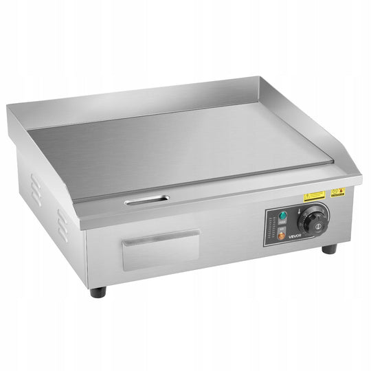 VEVOR PROFESSIONAL ELECTRIC GRIDDLE 3200W PLATE 535X300MM STAINLESS STEEL