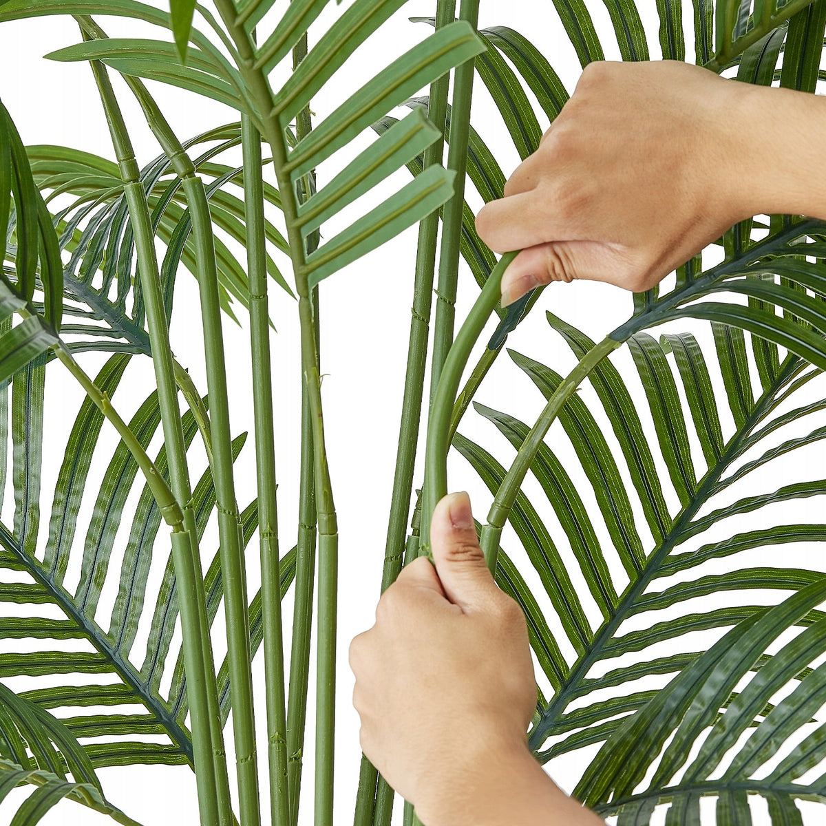 VEVOR 5FT ARTIFICIAL ARECA PALM TREE WITH WHITE POT STURDY AND STYLISH