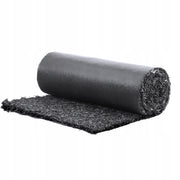 VEVOR RUBBER MULCH 2.44X0.56M GARDEN PATH MAT DURABLE BLACK