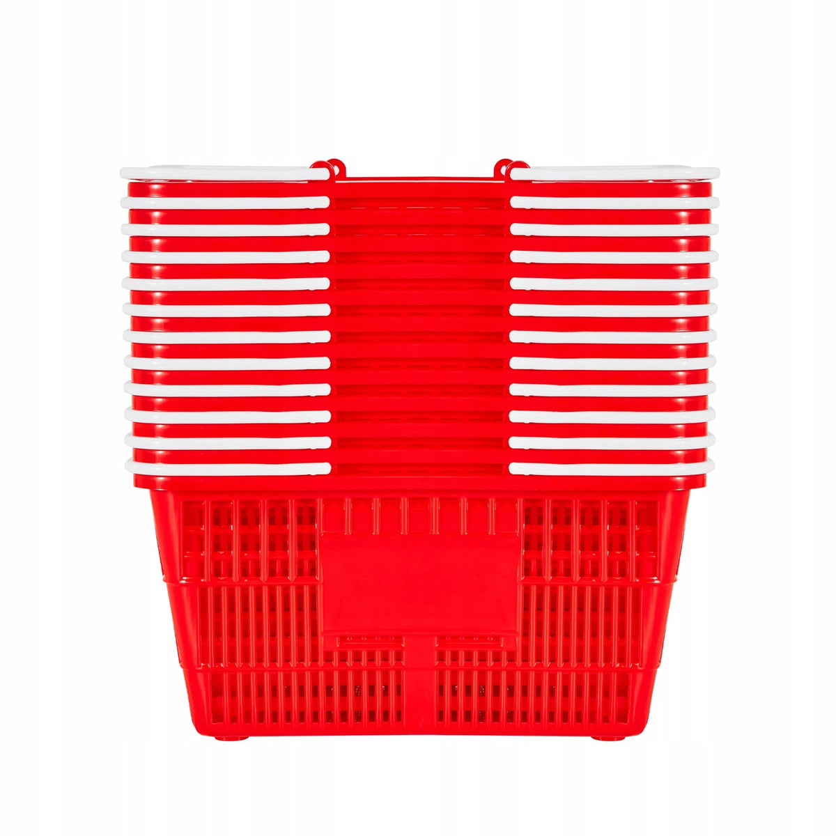 VEVOR PROFESSIONAL SET OF 12 SHOPPING BASKETS 21L PLASTIC PE