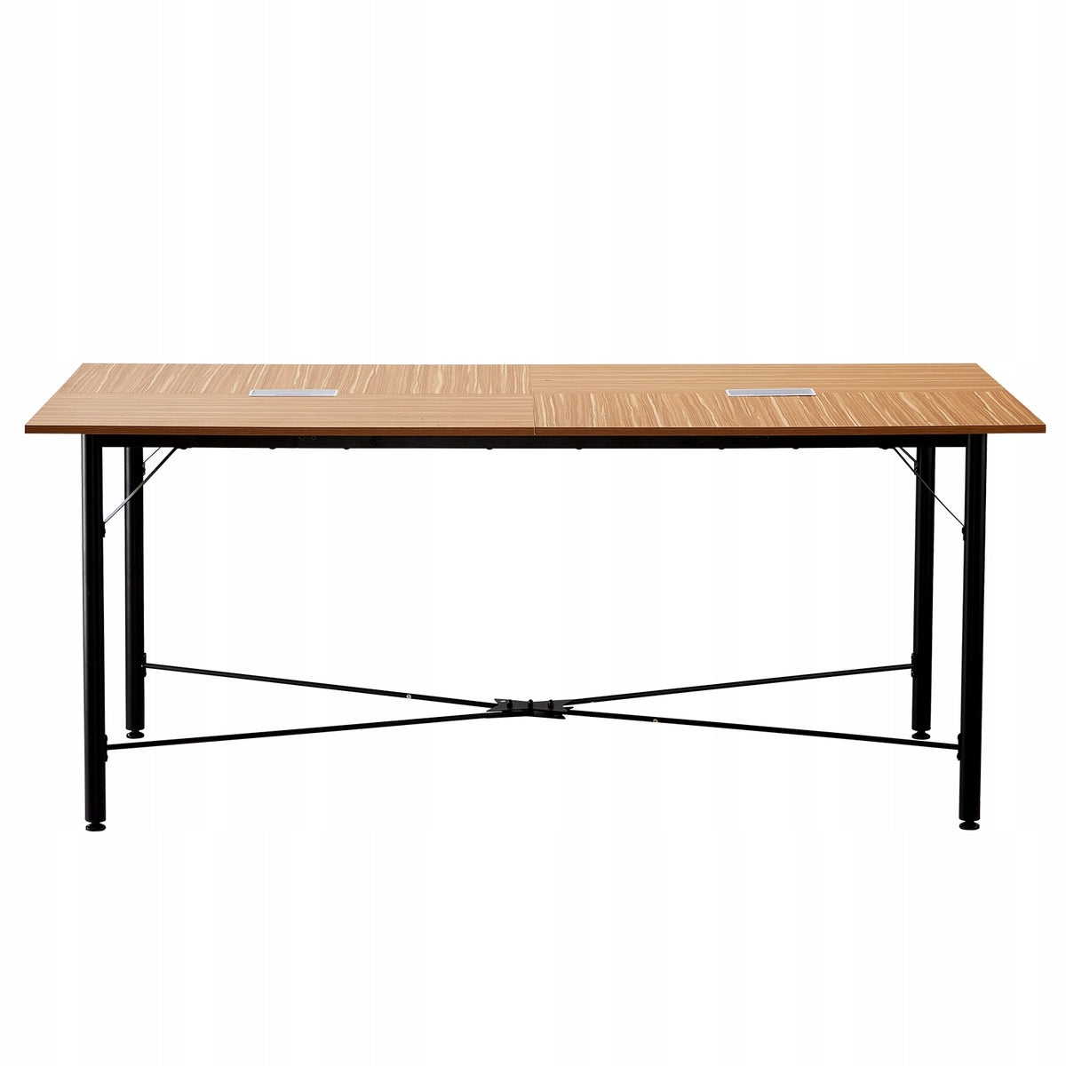 VEVOR CONFERENCE TABLE 180X90 CM FOR 6-8 PEOPLE STURDY STRONG BROWN