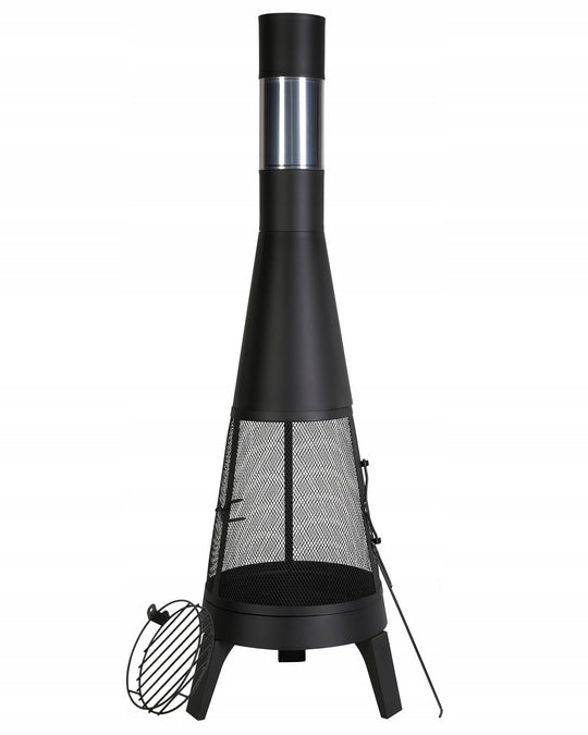 VEVOR 20 INCH CONICAL GARDEN FIRE PIT BBQ GRILL HIGH RESISTANCE