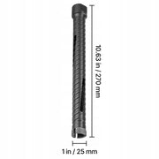 VEVOR 25MM 241MM M16 DRY DIAMOND CORE DRILL BIT PREMIUM SET