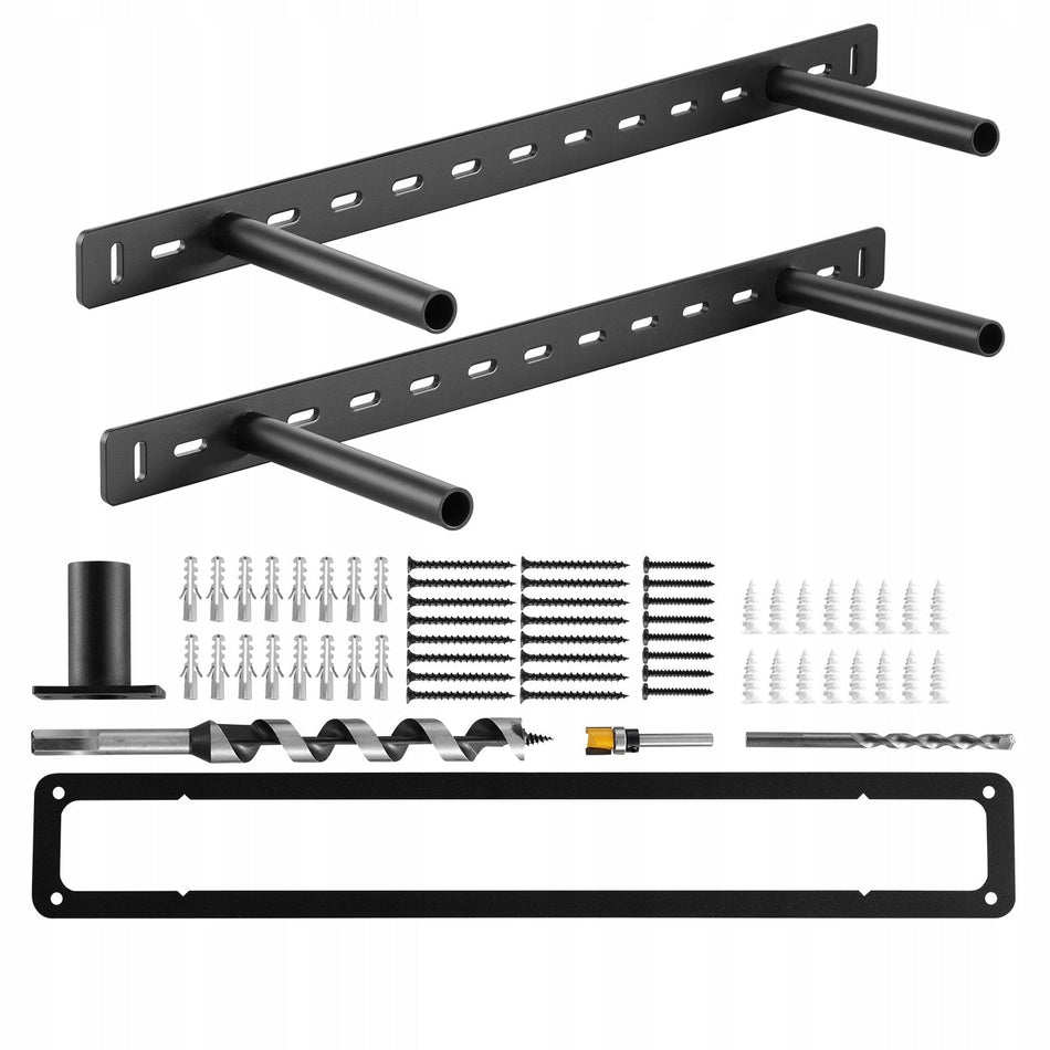 VEVOR SHELF BRACKETS 2 PCS STRONG 68 KG LOAD CAPACITY CONCEALED SHELF BRACKETS