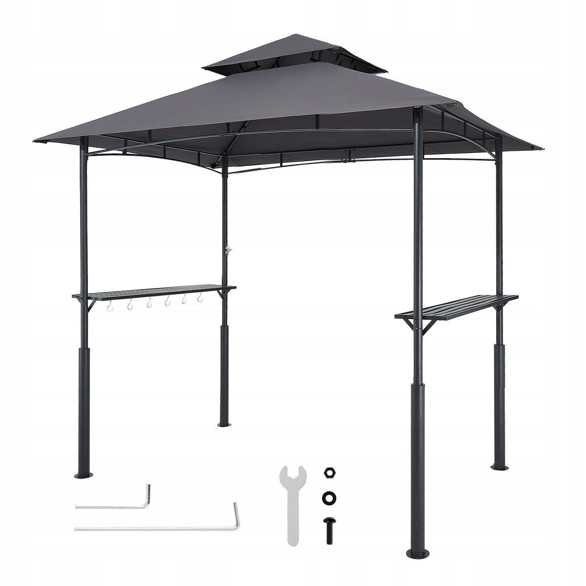 VEVOR GRILL GAZEBO 2430X1500X2500 MM STRONG STEEL OUTDOOR CANOPY