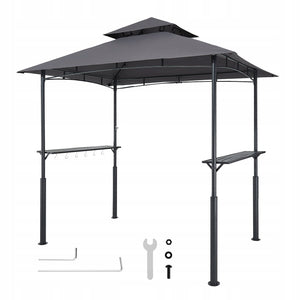 VEVOR GRILL GAZEBO 2430X1500X2500 MM STRONG STEEL OUTDOOR CANOPY