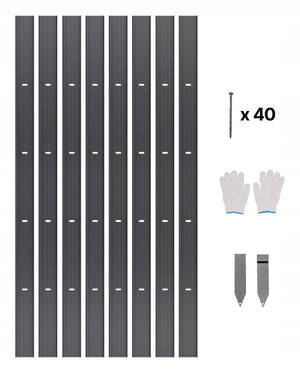 SOLID ALUMINUM GARDEN EDGING VEVOR 8 PACKS 183 CM PREMIUM SET