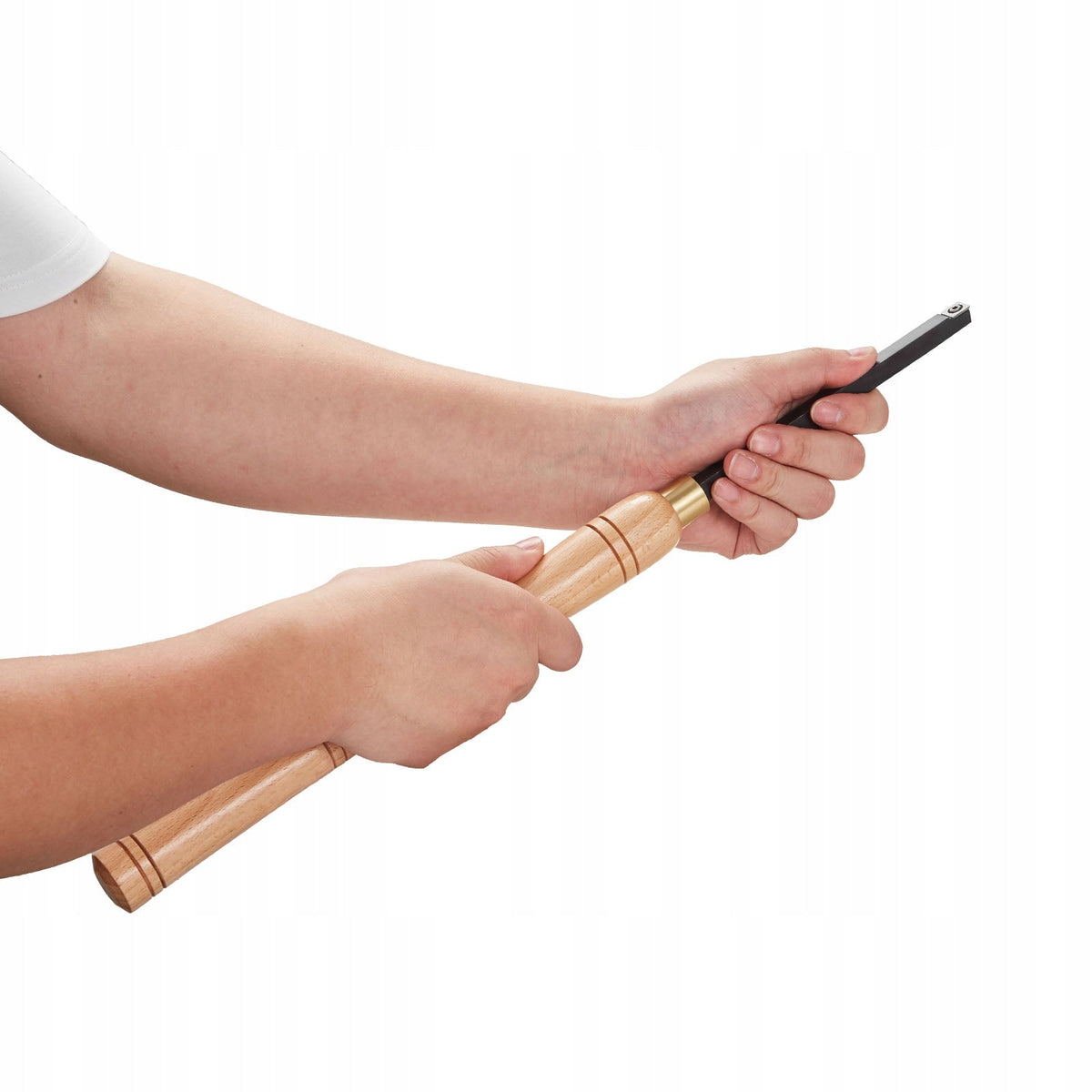 VEVOR 4-PIECE WOOD LATHE CHISEL SET IN PREMIUM WOODEN CASE