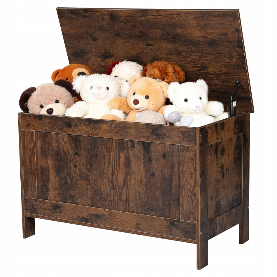 VEVOR TOY STORAGE BENCH WOODEN CHEST LARGE CAPACITY