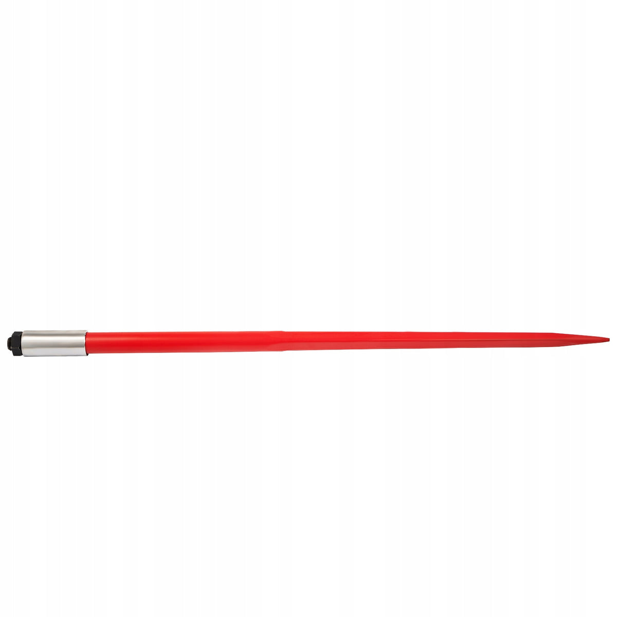 VEVOR HAY BALE SPEAR 49 INCH HEAVY DUTY 4500 LBS SPRING STEEL RED