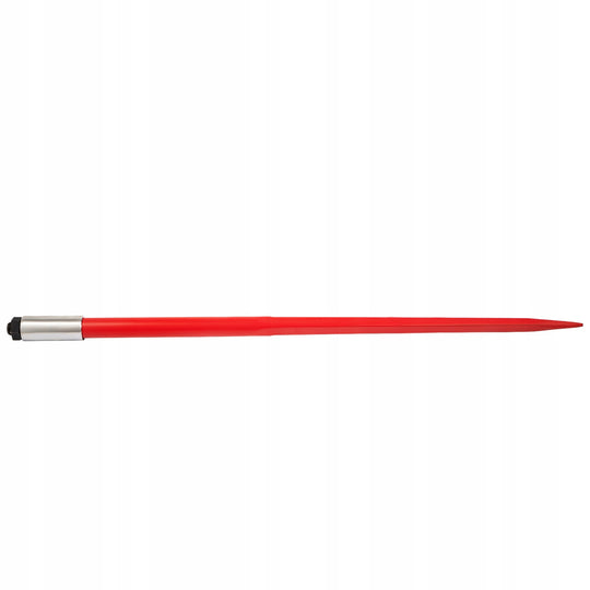 VEVOR HAY BALE SPEAR 49 INCH HEAVY DUTY 4500 LBS SPRING STEEL RED