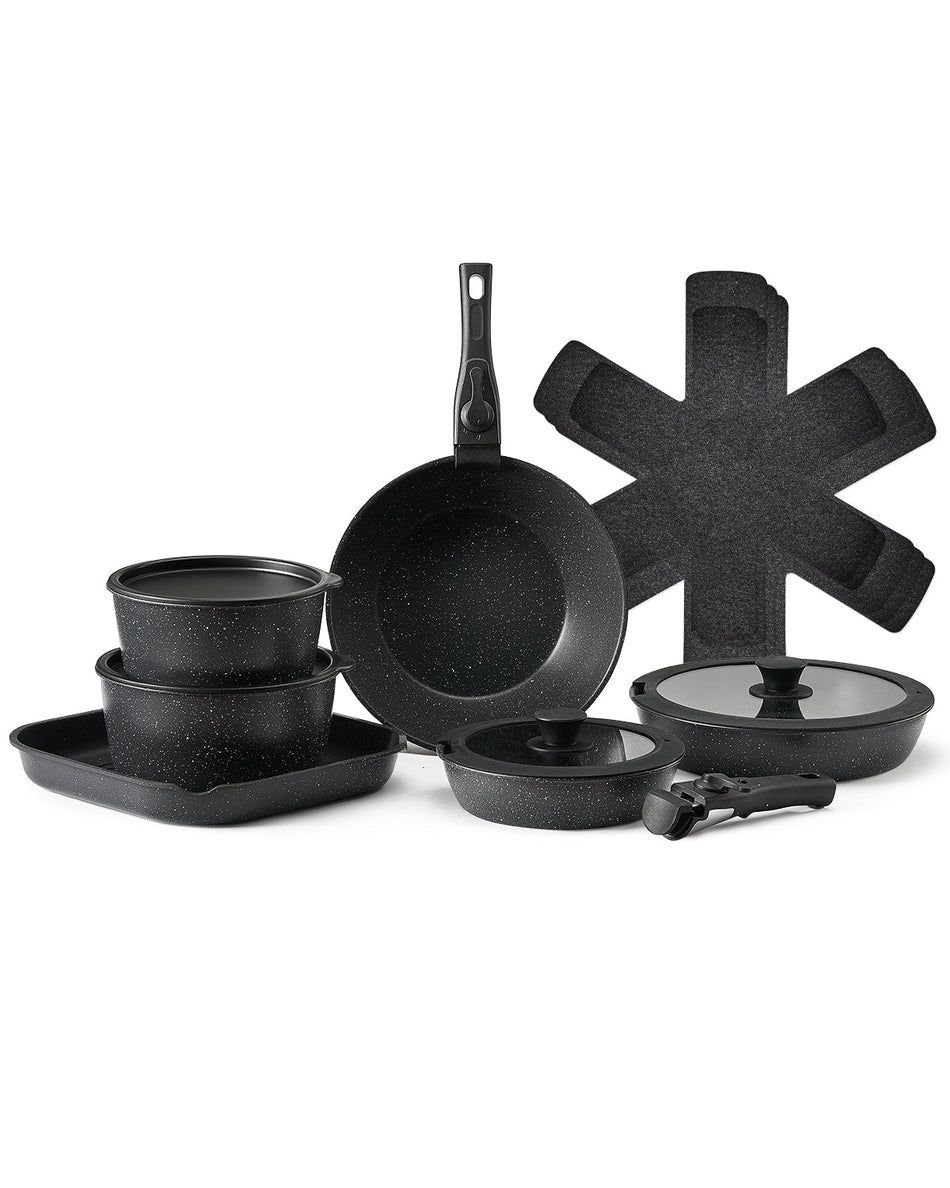 VEVOR 17-piece Induction Cookware Set Granite